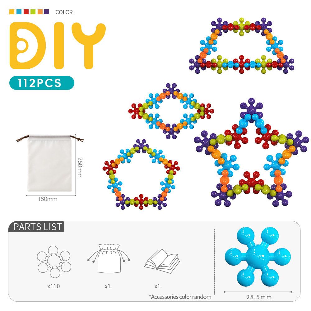 3D Plum Blossom Building Blocks for Kids – DIY Creative Puzzle Toy for Ages 3+ with 112, 302, or 902 Pieces, Safe Plastic, Reusable Storage Bag, and Idea Guide for Endless Fun (902PCS)