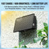 Solar Powered Triple-Sided Wall Light, 10-Pack Warm White, 5 Modes, Dusk-to-Dawn