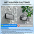 Solar Powered Triple-Sided Wall Light, 10-Pack Warm White, 5 Modes, Dusk-to-Dawn