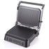 Two-in-One Electric Grill and Sandwich Maker with Interchangeable Non-Stick Plates, 180-Degree Flip-Open Design for Steaks, Paninis, Waffles, and Breakfast Favorites in Home Kitchens (Black)