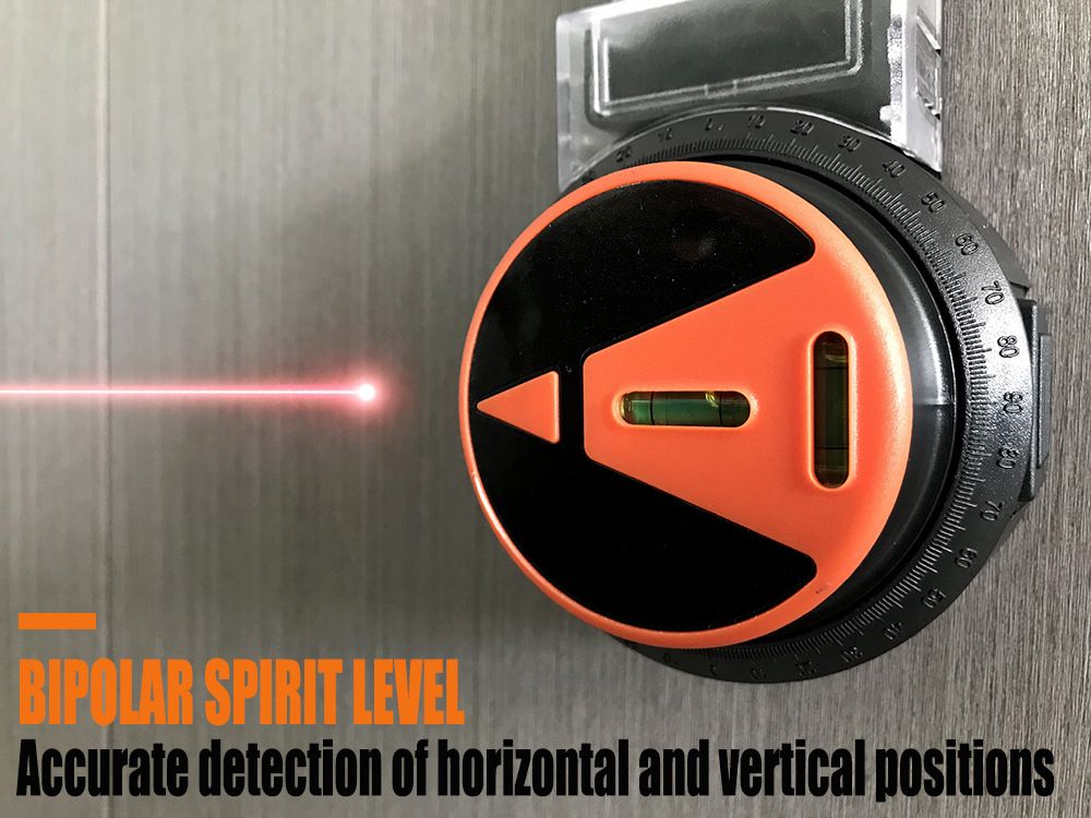 Multifunctional Laser Level with Dust Collection for Drilling, 360° Adjustable Suction Mount Base, Ideal for Picture Hanging, Tile Layout, Wall and Ceiling Installation, DIY Home Improvement Projects (Black)