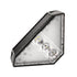 Solar Powered Triangle Step Light with Monocrystalline Silicon Panel, Auto On at Dusk, IP65 Waterproof for Outdoor Stairs, Pathways, Patios, and Garden Steps – Choose Cool White 6000K or Warm Yellow 3000K for Safe Nighttime Illumination (12PCS, Cool White