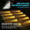 Solar Powered Triangle Step Light with Monocrystalline Silicon Panel, Auto On at Dusk, IP65 Waterproof for Outdoor Stairs, Pathways, Patios, and Garden Steps – Choose Cool White 6000K or Warm Yellow 3000K for Safe Nighttime Illumination (6PCS, Cool White
