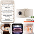 EMS Red Light Pulse Massage Belt with Heat, Portable Wearable Muscle Stimulator for Waist, Arm and Leg Relaxation at Office, Home and Gym (Pulse belt （Free extension strap + 2 gels）)