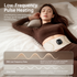 EMS Red Light Pulse Massage Belt with Heat, Portable Wearable Muscle Stimulator for Waist, Arm and Leg Relaxation at Office, Home and Gym (Pulse belt（Free extension strap）)