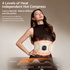 EMS Red Light Pulse Massage Belt with Heat, Portable Wearable Muscle Stimulator for Waist, Arm and Leg Relaxation at Office, Home and Gym (Pulse belt（Free extension strap）)