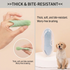 Gentle Silicone Finger Toothbrush for Cats and Dogs – Reusable, Soft 360° Bristle Design for Daily Plaque and Tartar Removal, Comfortable Pet Dental Care at Home (Blue)