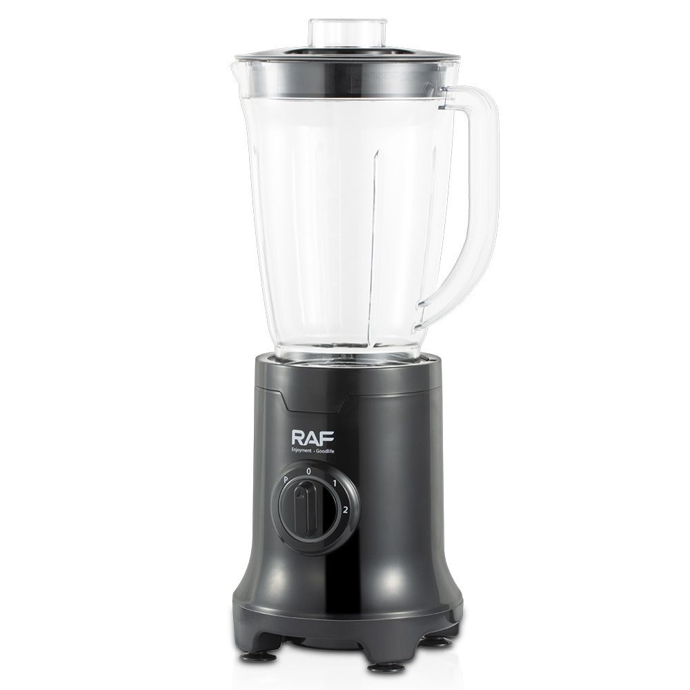Four-in-One Electric Food Processor Blender with Multi-Function Cups for Juicing, Meat Grinding, Coffee Bean Milling and Baby Food Prep in Home Kitchens (Black)