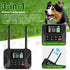 Wireless Dog Fence & Training System with 2.4GHz Remote Control, Adjustable Static Stimulation, Vibration and Beep Modes for 3 Pets, Waterproof Collar Receiver for Outdoor Yard Containment and Obedience Training (Black)
