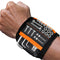 Magnetic Tool Wristband with 15 Strong Magnets and Storage Pocket – Hands-Free Screw, Nut, and Bit Holder for Home Improvement, Carpentry, Auto Repair, and DIY Projects, Adjustable Oxford Fabric Strap (Orange, 1PCS)