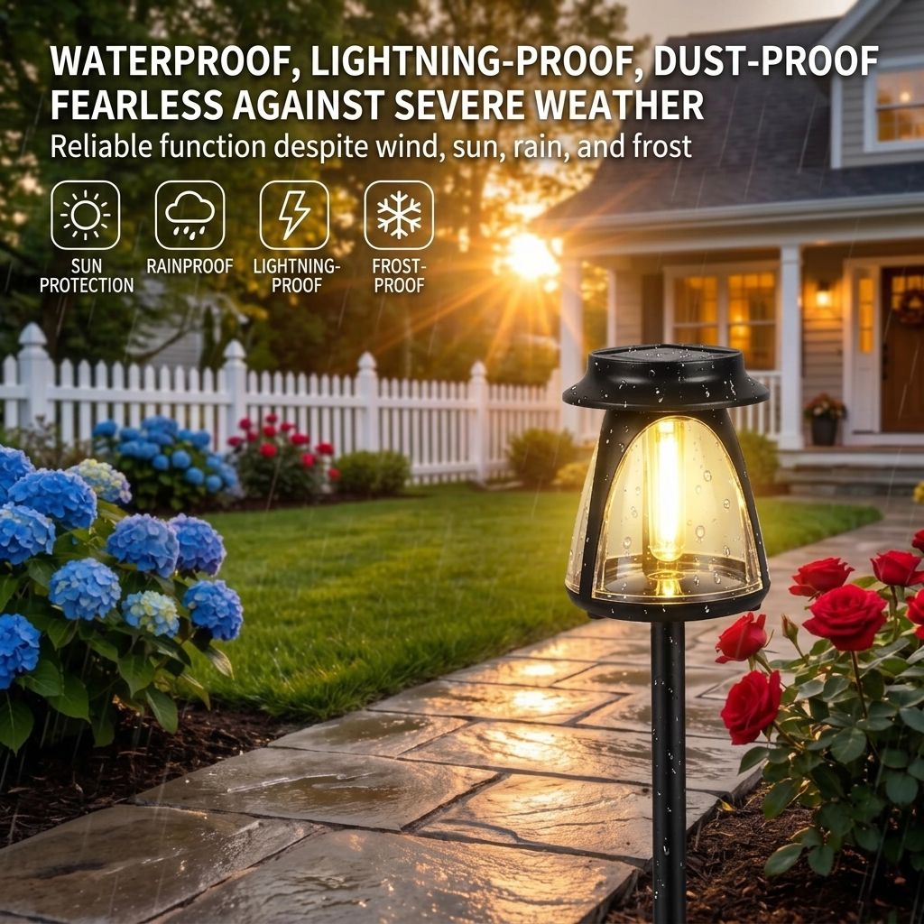 Vintage Solar Garden Lamp with A-Grade Monocrystalline Panel, Dual Installation as Stake or Hanging Lantern, IP68 Waterproof, Auto On/Off for Patio Paths, Flower Beds, Tree Branches, and Outdoor Party Ambiance (8PCS（Warm Light）)