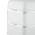 Three-Tier Electric Food Steamer with 12L Capacity, 1200W Fast Heating, Transparent Baskets for Simultaneous Cooking of Seafood, Meat, Vegetables, Dumplings and Desserts in Home Kitchens (White)