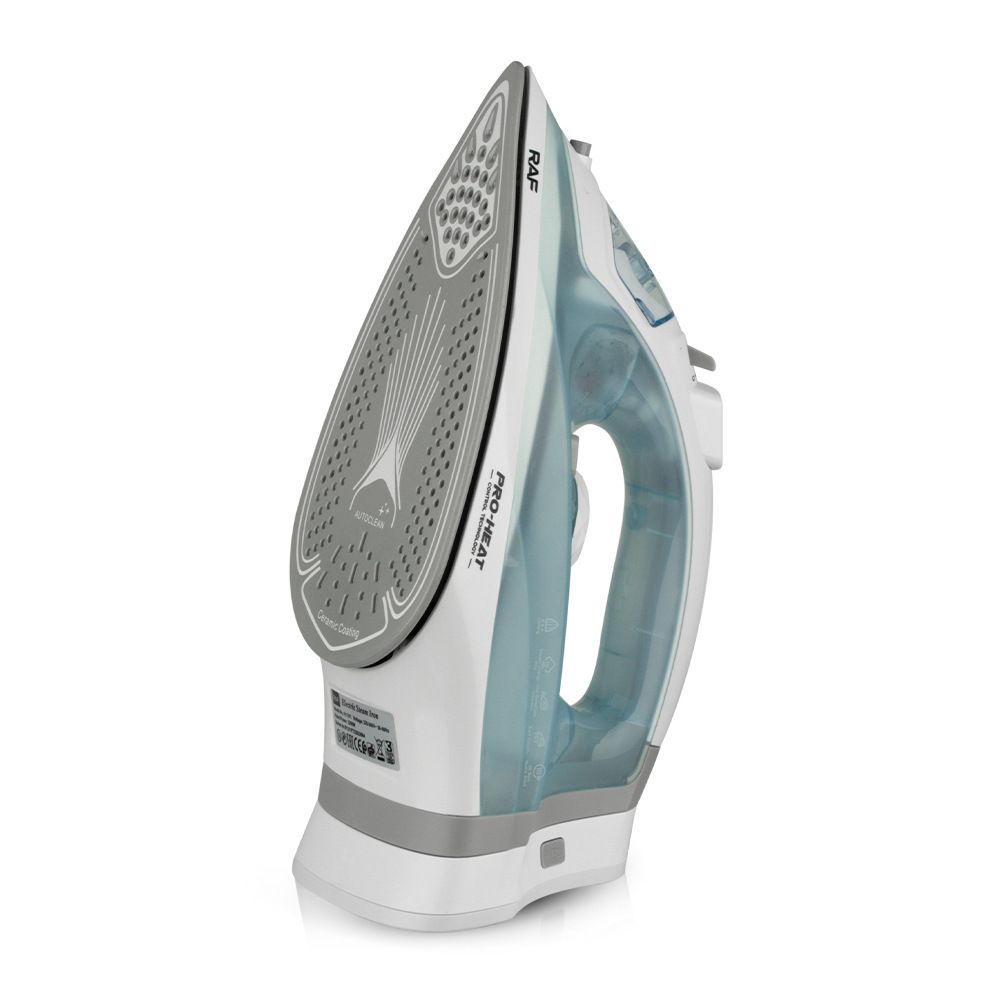 2-in-1 Corded and Cordless Steam Iron with Ceramic Soleplate, 2200W Powerful Handheld Garment Steamer for Horizontal Ironing and Vertical Garment Steaming, Ideal for Home and Small Clothing Business Use (Black)