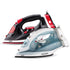 2-in-1 Corded and Cordless Steam Iron with Ceramic Soleplate, 2200W Powerful Handheld Garment Steamer for Horizontal Ironing and Vertical Garment Steaming, Ideal for Home and Small Clothing Business Use (Black)