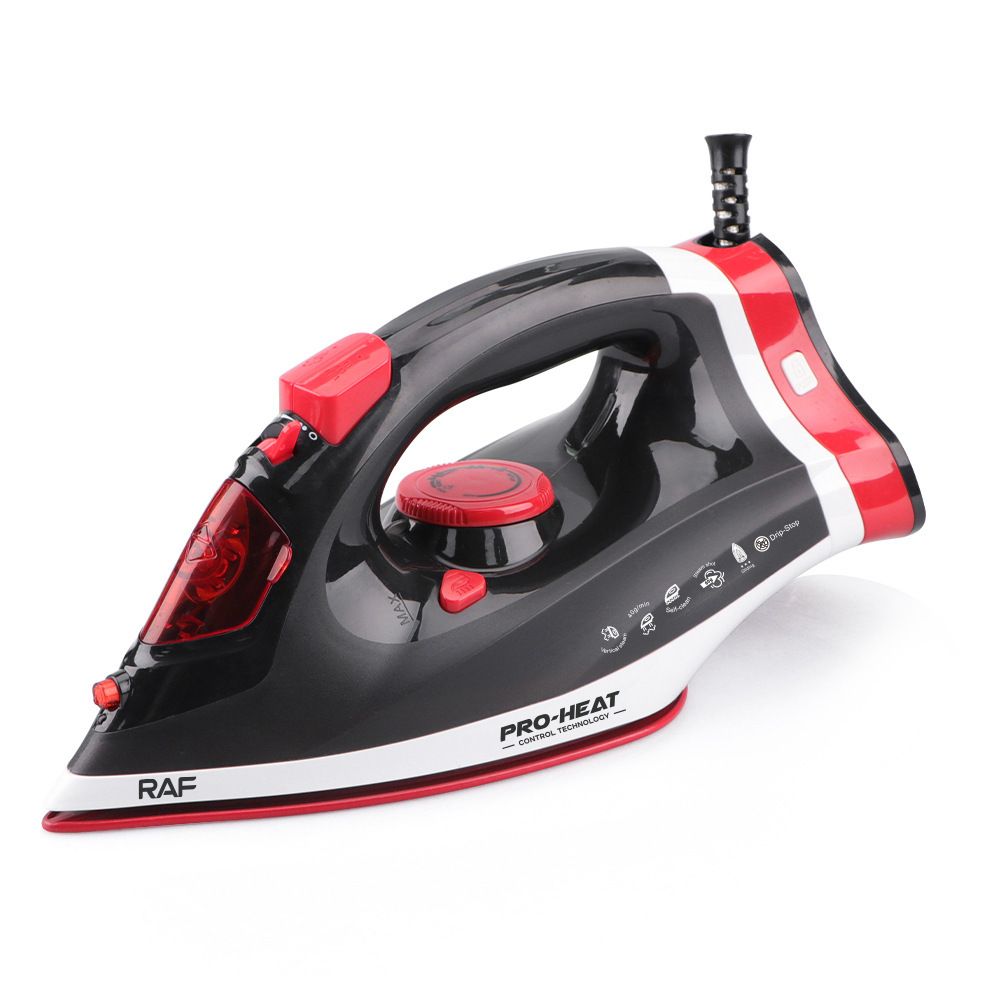 2-in-1 Corded and Cordless Steam Iron with Ceramic Soleplate, 2200W Powerful Handheld Garment Steamer for Horizontal Ironing and Vertical Garment Steaming, Ideal for Home and Small Clothing Business Use (Cyan)