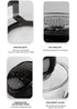 Three-in-One Visual Convection Air Fryer with 12L Large Capacity, 360° Circulating Heat, Low-Oil Cooking for Roast Chicken, Fries, Wings, Pizza and Daily Family Meals (Transparent)