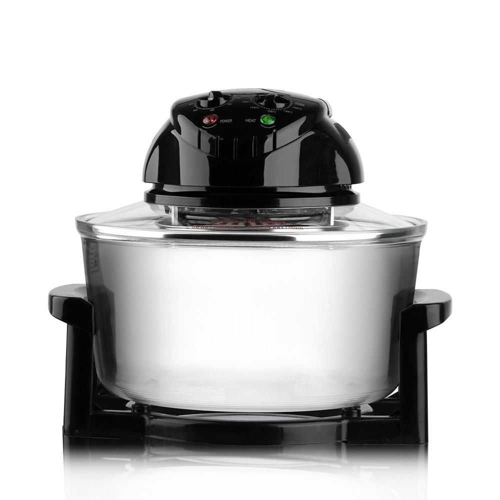 Three-in-One Visual Convection Air Fryer with 12L Large Capacity, 360° Circulating Heat, Low-Oil Cooking for Roast Chicken, Fries, Wings, Pizza and Daily Family Meals (Transparent)