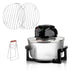 Three-in-One Visual Convection Air Fryer with 12L Large Capacity, 360° Circulating Heat, Low-Oil Cooking for Roast Chicken, Fries, Wings, Pizza and Daily Family Meals (Transparent)