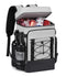 Insulated Cooler Backpack Leakproof Double Compartment Cooler Bag with Bottle Opener for Outdoor Picnic Camping Travel Commuting Lunch Storage (LightGrey)