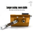 Manual Chainsaw Chain Sharpener with Diamond Burr and Clamping Jig for Outdoor Logging and Woodworking Maintenance (Sharpener (3 Heads + 1 Bracket))