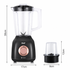 Versatile Electric Blender and Grinder for Home Kitchen, Smoothies, Baby Food, Coffee Beans, and Dry Ingredients with Stainless Steel Blades (Black)