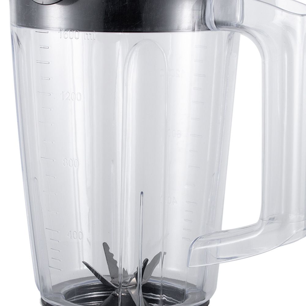 Versatile Electric Blender and Grinder for Home Kitchen, Smoothies, Baby Food, Coffee Beans, and Dry Ingredients with Stainless Steel Blades (Black)