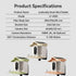 Smart Bird Feeder with 2K-4K Ultra HD AI Bird Recognition, Solar-Powered Outdoor Camera Feeder for Garden, Balcony, or Tree Mounting, Ideal for Bird Watching Enthusiasts and Backyard Wildlife Lovers (4K, Green)