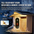 Smart Bird Feeder with 2K-4K Ultra HD AI Bird Recognition, Solar-Powered Outdoor Camera Feeder for Garden, Balcony, or Tree Mounting, Ideal for Bird Watching Enthusiasts and Backyard Wildlife Lovers (4K, Green)