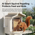 Smart Bird Feeder with 2K-4K Ultra HD AI Bird Recognition, Solar-Powered Outdoor Camera Feeder for Garden, Balcony, or Tree Mounting, Ideal for Bird Watching Enthusiasts and Backyard Wildlife Lovers (4K, Green)