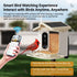 Smart Bird Feeder with 2K-4K Ultra HD AI Bird Recognition, Solar-Powered Outdoor Camera Feeder for Garden, Balcony, or Tree Mounting, Ideal for Bird Watching Enthusiasts and Backyard Wildlife Lovers (4K, Khaki)