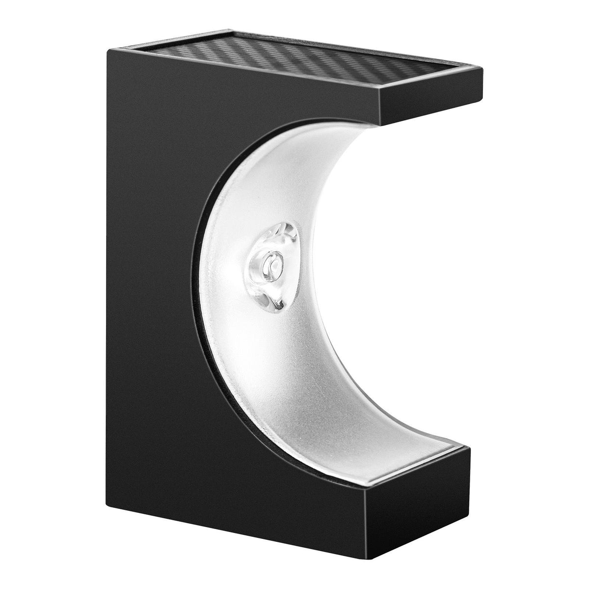 Solar Crescent Moon Step Light with Monocrystalline Silicon Panel, ABS & PS Construction, IP65 Waterproof, 3000K Warm White or 6000K Cool White Options for Outdoor Garden Paths, Driveways, and Wooden Deck Stairs (24PCS, Warm White Light)