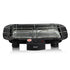 2000W Electric Indoor Smoker Grill with Detachable Rack and Adjustable Heights for Home Kitchen Balcony and Small Outdoor Gatherings (Black)