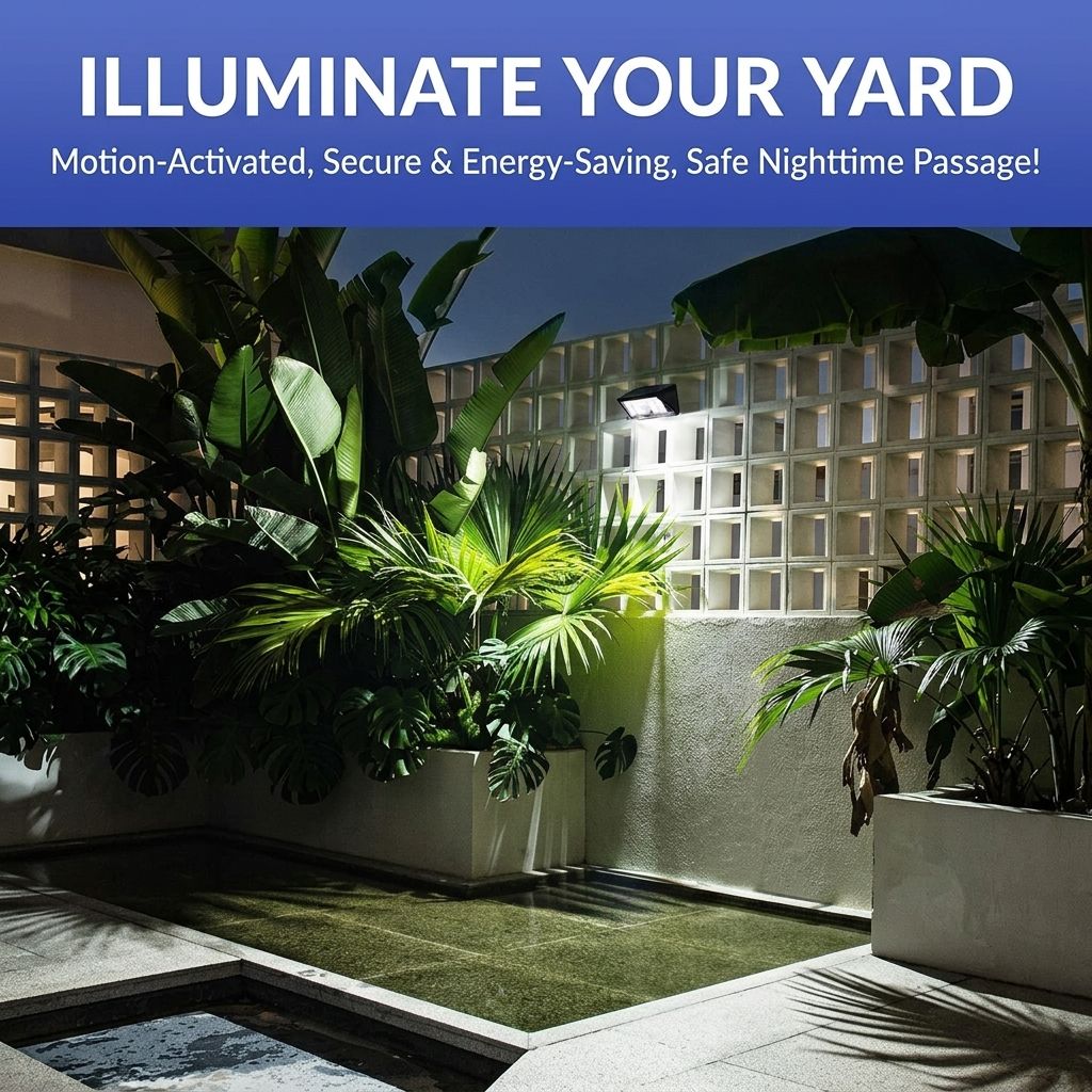 Solar Powered LED Wall Light with Motion Sensor, IP65 Waterproof Outdoor Lighting for Garden Fence, Courtyard, Stairs, and Pathway Decoration, Dual Color Temperature Options (6500K Cool White / 3000K Warm White), Auto On at Night, Energy-Saving and Weathe