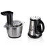 Multifunctional Electric Food Processor and Meat Grinder with 3.0L Stainless Steel Bowl, 300W Powerful Motor for Chopping, Slicing, Shredding, and Mixing Tasks in Everyday Home Cooking (Silver)