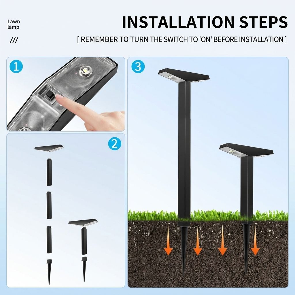 Solar Pathway Lights PET Panel, 8-Pack 3000K Warm White, Black Aluminum, IP45