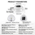 Solar Powered Fence Light with Durable ABS+PC Housing, Monocrystalline Silicon Panel, and Adjustable Mounting Clip for Outdoor Garden, Patio, Deck, and Walkway Illumination in Warm White or Cool White (8PCS, White Housing‑Warm White Light)
