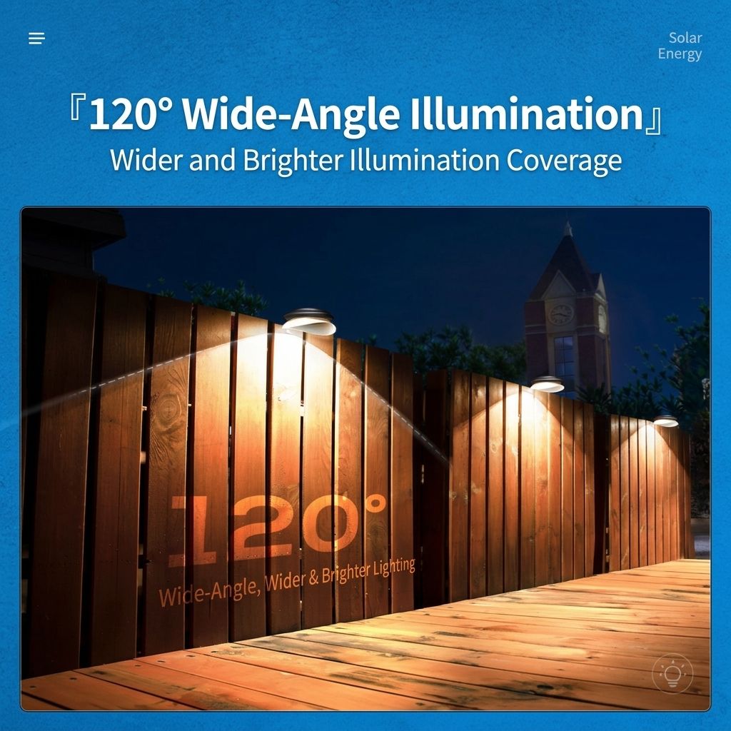 Solar Powered Fence Light with Durable ABS+PC Housing, Monocrystalline Silicon Panel, and Adjustable Mounting Clip for Outdoor Garden, Patio, Deck, and Walkway Illumination in Warm White or Cool White (8PCS, White Housing‑Warm White Light)