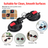 Heavy-Duty Suction Cup Anchor for Large Dogs, Dual 120mm Cups, Rotating Ring