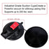 Heavy-Duty Suction Cup Anchor for Large Dogs, Dual 120mm Cups, Rotating Ring