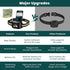 GPS Smart Pet Fence Training Collar with Wireless Boundary Control, Bluetooth App Customization, and Rechargeable Battery for Outdoor Dog Training and Safety (Black)