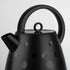 Electric Kettle 2L Large Capacity Rapid Boil Water Heater with Wide Top Handle and Clear Water Level Window for Home Office Tea and Coffee (Black)