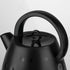 Electric Kettle 2L Large Capacity Rapid Boil Water Heater with Wide Top Handle and Clear Water Level Window for Home Office Tea and Coffee (Black)