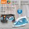 Handheld Electric Steam Iron with Ceramic Non-Stick Soleplate, 1200W Fast Heating for Garment Wrinkles, Vertical and Horizontal Steaming for Home Laundry, Travel, and Daily Fabric Care (Blue)