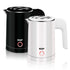 Compact 600W Electric Kettle with Stainless Steel Interior, 0.8L Capacity and 360° Rotating Base for Home, Office and Travel Beverages (White)