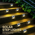 Solar Powered Step Lights, 24-Pack 3000K Warm White, IP65 Stainless Steel