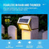 Solar Powered Step Lights, 24-Pack 3000K Warm White, IP65 Stainless Steel