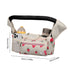 Multifunctional Stroller Organizer Bag – Universal Hanging Storage Pouch with Insulated Bottle Holder, Detachable Pouch, and Adjustable Straps, Doubles as a Crossbody Diaper Bag for On-the-Go Convenience (Green Sloth)