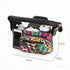 Multifunctional Stroller Organizer Bag – Universal Hanging Storage Pouch with Insulated Bottle Holder, Detachable Pouch, and Adjustable Straps, Doubles as a Crossbody Diaper Bag for On-the-Go Convenience (Leopard)