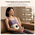 EMS Microcurrent Pulse Waist Massage Belt with Graphene Heating & Lumbar Support, Foldable & Washable for Home, Office & Fitness Relaxation (Pulse belt (Free extension strap))