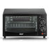 Compact 7L Countertop Electric Oven with Adjustable Temperature and Timer, Metal Housing, Visible Glass Door, Perfect for Toasting Bread and Roasting Small Meals at Home (Black)